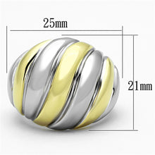 Load image into Gallery viewer, Anillos Para Mujer Dos Tonos de 316L Acero Inoxidable Sin Piedra TK1219 - Jewelry Store by Erik Rayo
