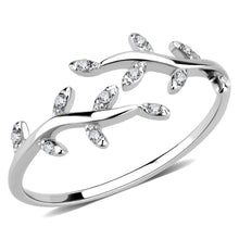 Load image into Gallery viewer, Silver Rings for Women 316L Stainless Steel DA266 - AAA Grade Cubic Zirconia in Clear
