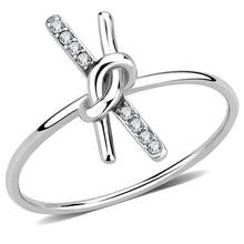 Load image into Gallery viewer, Silver Rings for Women 316L Stainless Steel DA313 - AAA Grade Cubic Zirconia in Clear
