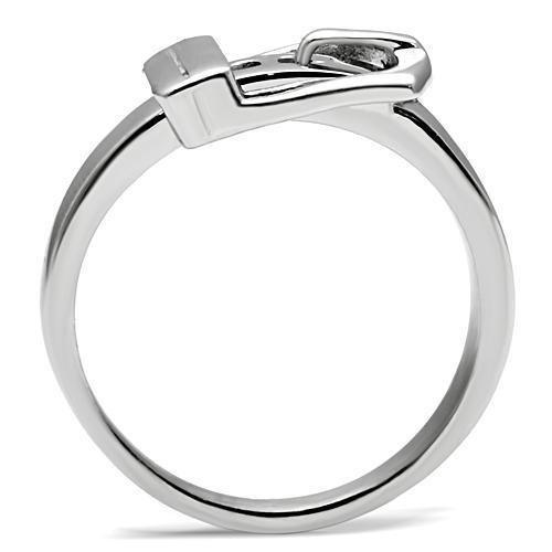 Silver Rings for Women Stainless Steel TK472 with No Stone - Jewelry Store by Erik Rayo