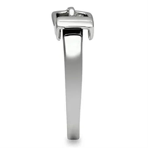 Silver Rings for Women Stainless Steel TK472 with No Stone - Jewelry Store by Erik Rayo