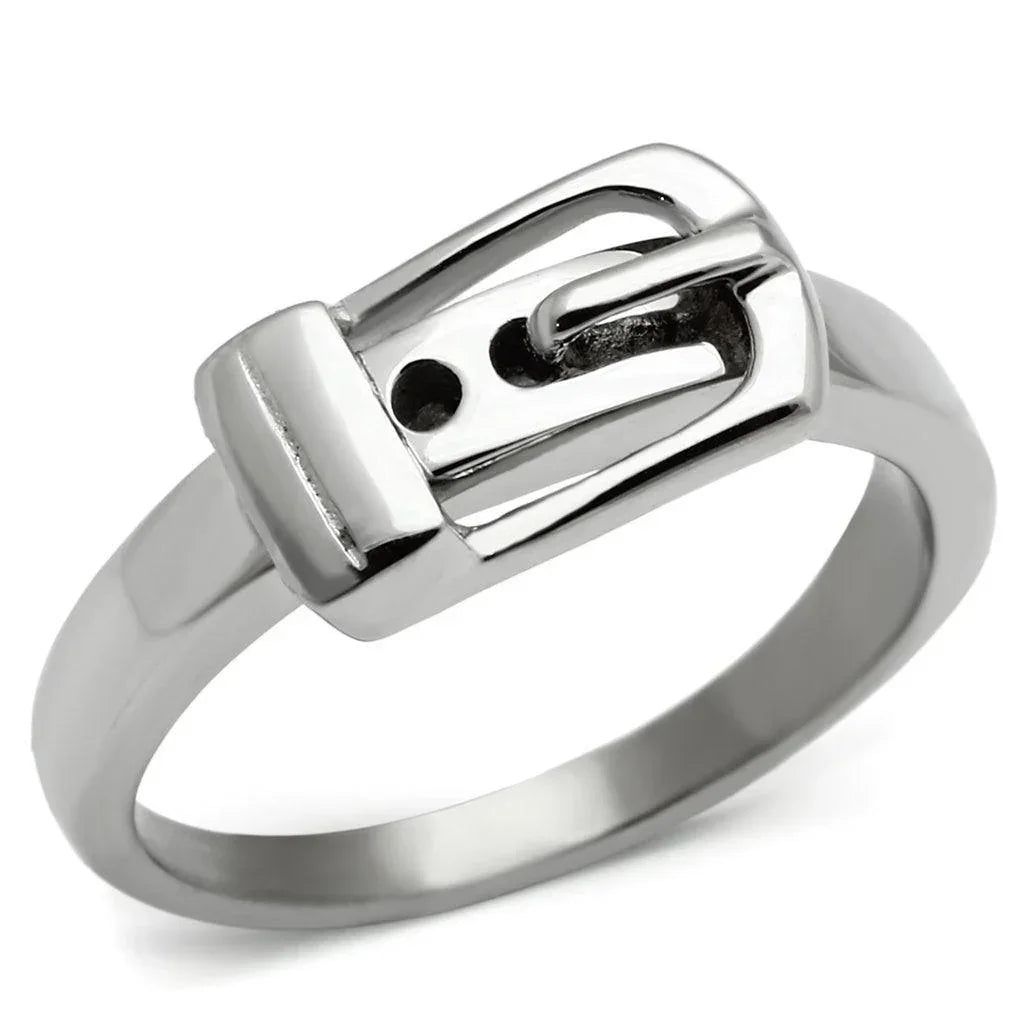 Silver Rings for Women Stainless Steel TK472 with No Stone - Jewelry Store by Erik Rayo