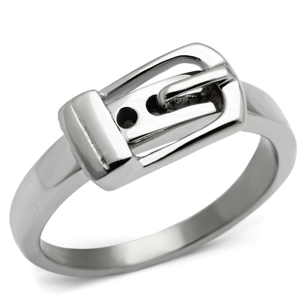 Silver Rings for Women Stainless Steel TK472 with No Stone