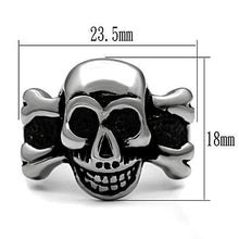 Load image into Gallery viewer, Rings for Men Silver Stainless Steel TK474 with No Stone
