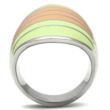 Load image into Gallery viewer, Silver Rings for Women Stainless Steel TK504 with Epoxy in Multi Color
