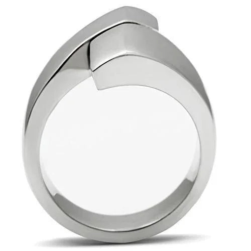 Silver Rings for Women Stainless Steel TK516 with No Stone - Jewelry Store by Erik Rayo