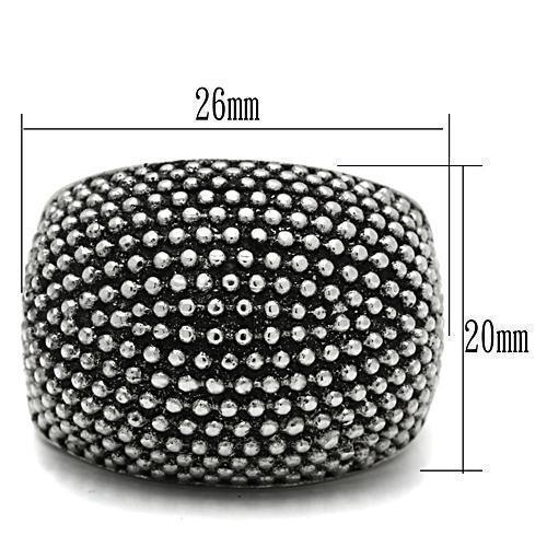 Silver Rings for Women Stainless Steel TK519 with No Stone - Jewelry Store by Erik Rayo