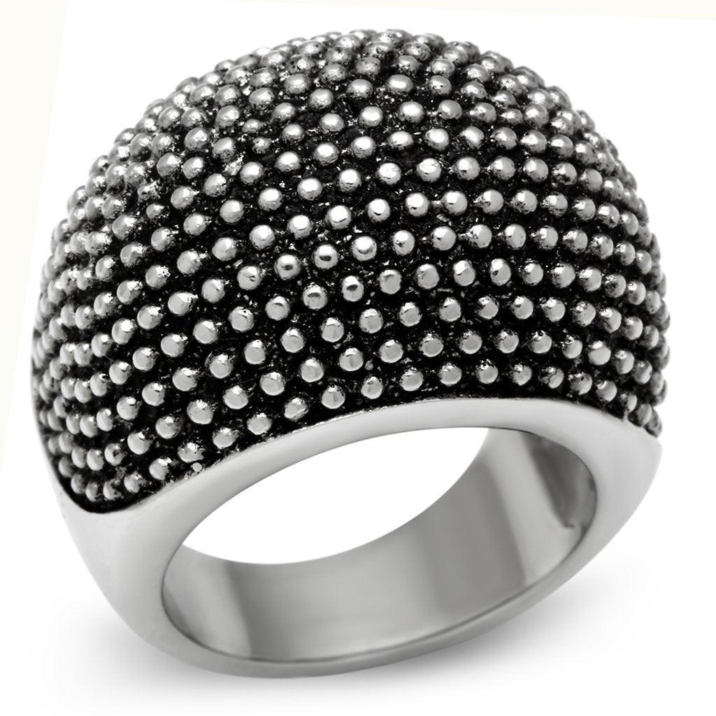 Silver Rings for Women Stainless Steel TK519 with No Stone - Jewelry Store by Erik Rayo