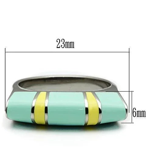 Silver Rings for Women Stainless Steel TK528 with No Stone - Jewelry Store by Erik Rayo