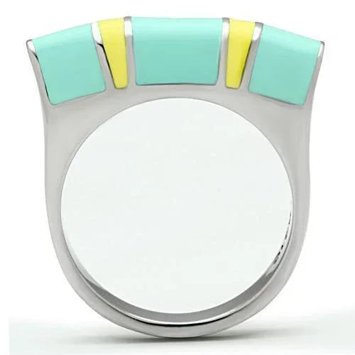 Silver Rings for Women Stainless Steel TK528 with No Stone - Jewelry Store by Erik Rayo
