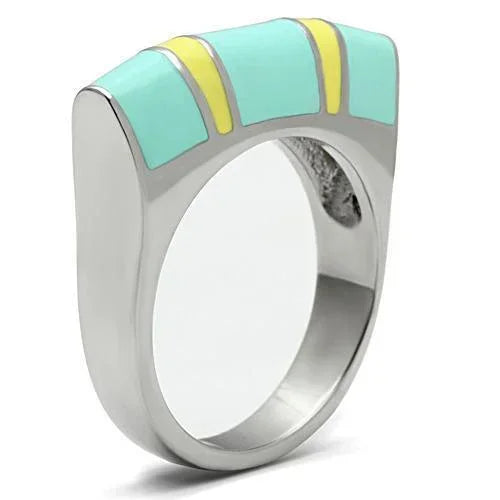 Silver Rings for Women Stainless Steel TK528 with No Stone - Jewelry Store by Erik Rayo