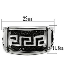 Load image into Gallery viewer, Rings for Men Silver Stainless Steel TK584 with No Stone
