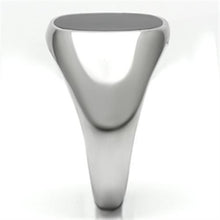 Load image into Gallery viewer, Rings for Men Silver Stainless Steel TK595 with Epoxy in Jet
