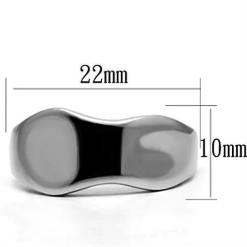 Silver Rings for Women Stainless Steel TK618 with No Stone - Jewelry Store by Erik Rayo