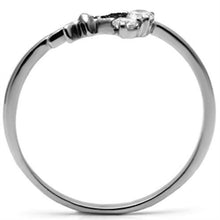 Load image into Gallery viewer, Silver Rings for Women Stainless Steel TK627 with AAA Grade Cubic Zirconia in Clear
