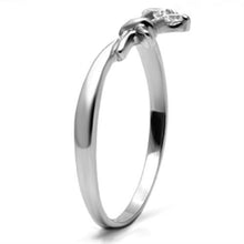 Load image into Gallery viewer, Silver Rings for Women Stainless Steel TK627 with AAA Grade Cubic Zirconia in Clear
