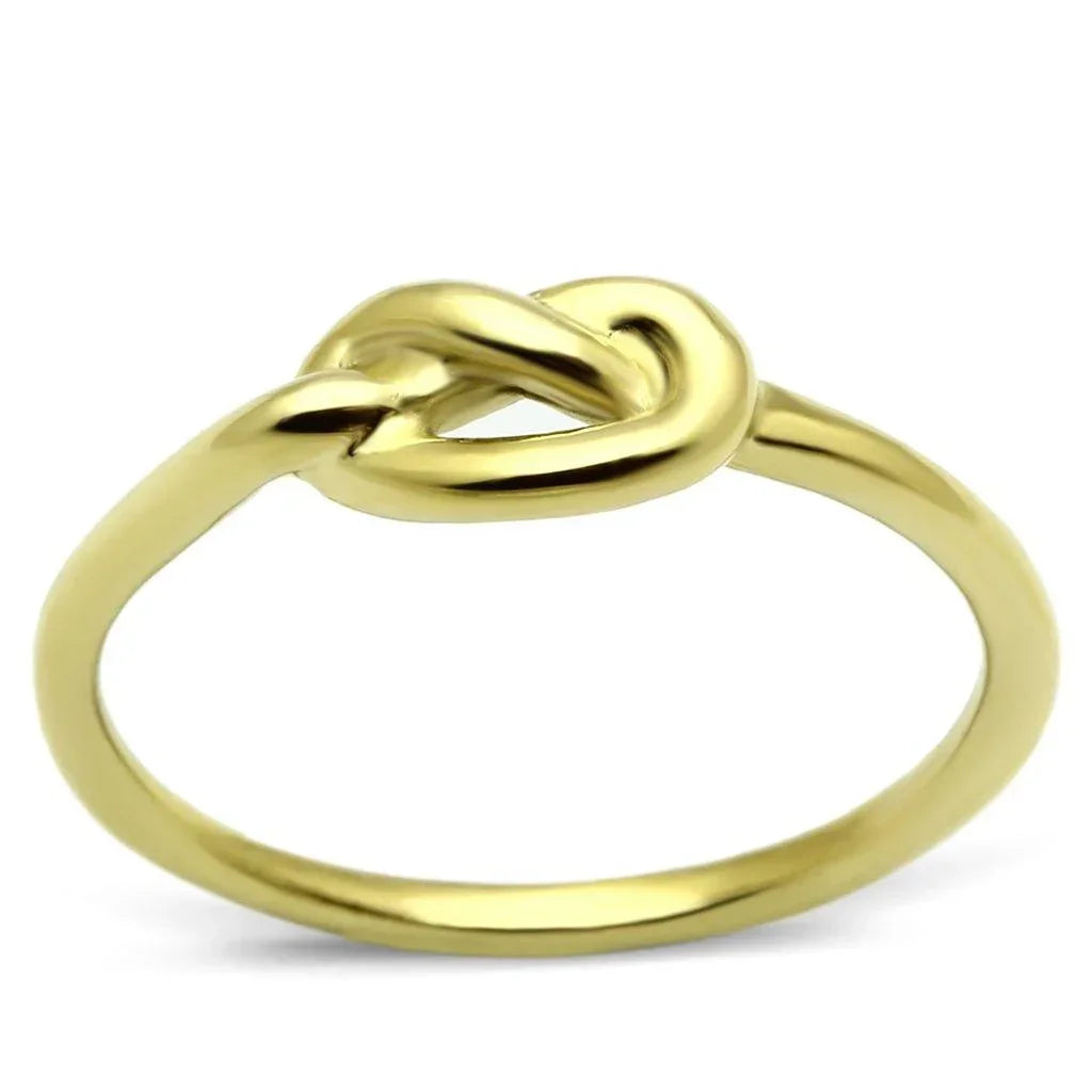 Gold Rings for Women Stainless Steel TK630G with No Stone - Jewelry Store by Erik Rayo