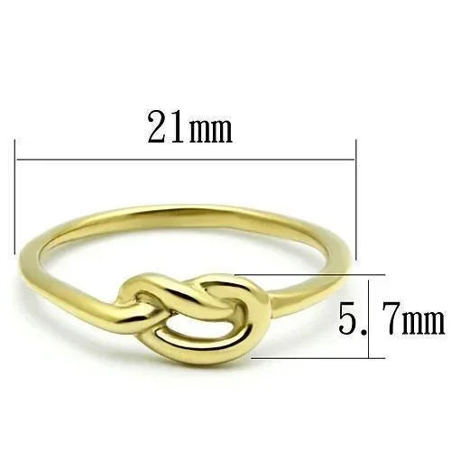 Gold Rings for Women Stainless Steel TK630G with No Stone - Jewelry Store by Erik Rayo