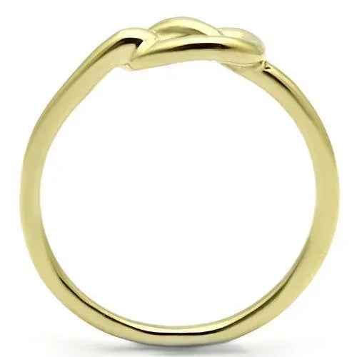 Gold Rings for Women Stainless Steel TK630G with No Stone - Jewelry Store by Erik Rayo
