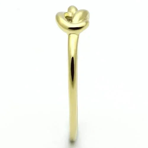 Gold Rings for Women Stainless Steel TK630G with No Stone - Jewelry Store by Erik Rayo
