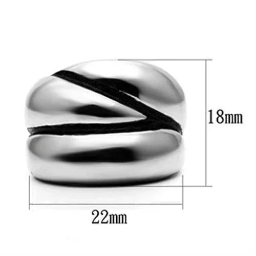 Silver Rings for Women Stainless Steel TK633 with No Stone - Jewelry Store by Erik Rayo