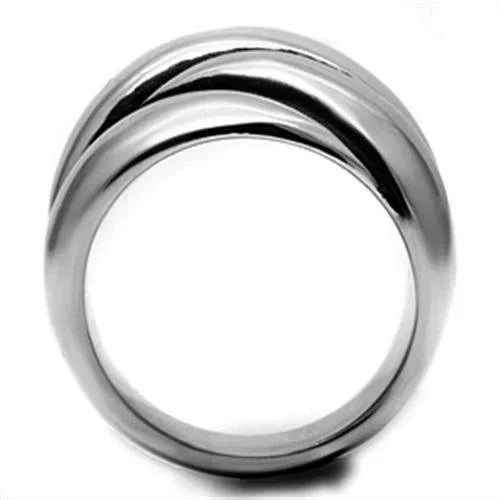 Silver Rings for Women Stainless Steel TK633 with No Stone - Jewelry Store by Erik Rayo