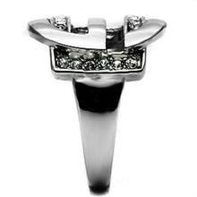 Load image into Gallery viewer, Silver Rings for Women Stainless Steel TK634 with Top Grade Crystal in Clear
