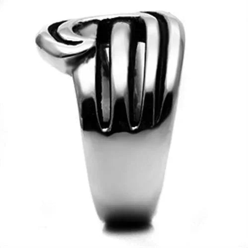 Silver Rings for Women Stainless Steel TK635 with No Stone - Jewelry Store by Erik Rayo