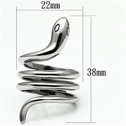 Silver Rings for Women Stainless Steel TK666 with No Stone - Jewelry Store by Erik Rayo