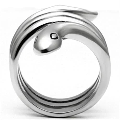 Silver Rings for Women Stainless Steel TK666 with No Stone - Jewelry Store by Erik Rayo