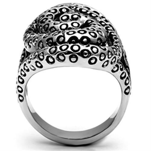 Silver Rings for Women Stainless Steel TK670 with No Stone - Jewelry Store by Erik Rayo