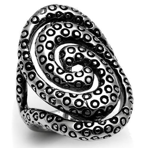 Silver Rings for Women Stainless Steel TK670 with No Stone - Jewelry Store by Erik Rayo
