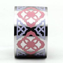 Load image into Gallery viewer, Silver Rings for Women Stainless Steel TK676 with Epoxy in Multi Color
