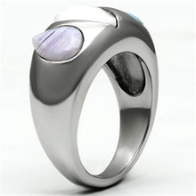 Load image into Gallery viewer, Silver Rings for Women Stainless Steel TK690 with Glass in Multi Color
