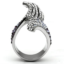 Load image into Gallery viewer, Silver Rings for Women Stainless Steel TK691 with Top Grade Crystal in Multi Color
