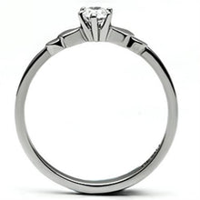 Load image into Gallery viewer, Silver Rings for Women Stainless Steel TK697 with AAA Grade Cubic Zirconia in Clear
