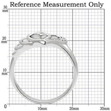 Load image into Gallery viewer, Silver Rings for Women Stainless Steel TK6X179 with AAA Grade Cubic Zirconia in Clear
