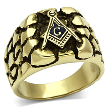 Load image into Gallery viewer, Gold Rings for Men Stainless Steel TK778 with No Stone
