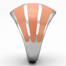 Load image into Gallery viewer, Silver Rings for Women Stainless Steel TK822 with Epoxy in Orange
