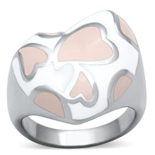 Load image into Gallery viewer, Silver Rings for Women Stainless Steel TK843 with Epoxy in Multi Color
