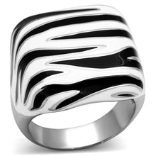 Load image into Gallery viewer, Silver Rings for Women Stainless Steel TK848 with Epoxy in Multi Color
