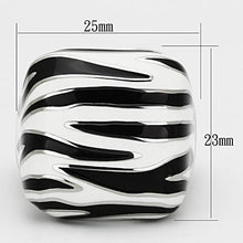 Load image into Gallery viewer, Silver Rings for Women Stainless Steel TK848 with Epoxy in Multi Color
