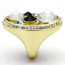 Load image into Gallery viewer, Gold Rings for Women Stainless Steel TK857 with Top Grade Crystal in Multi Color
