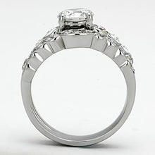 Load image into Gallery viewer, Silver Rings for Women Stainless Steel TK974 with AAA Grade Cubic Zirconia in Clear
