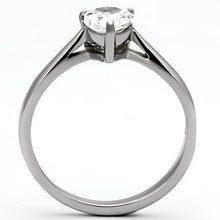 Load image into Gallery viewer, Silver Rings for Women Stainless Steel TK994 with AAA Grade Cubic Zirconia in Clear
